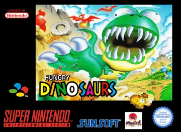 Hungry Dinosaurs (Europe) box cover front